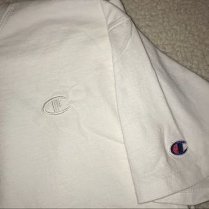 CHAMPION white t shirt